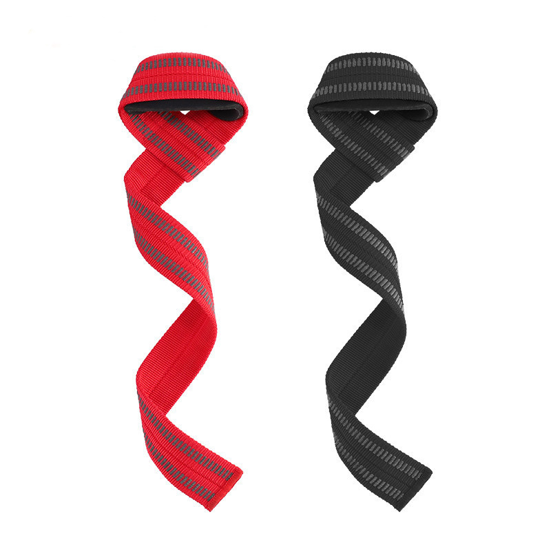 Non Slip Silicon Rubber Hand Bar Wrist Support Wraps Neoprene Padded Gym Exercise Lifting Wrist Straps