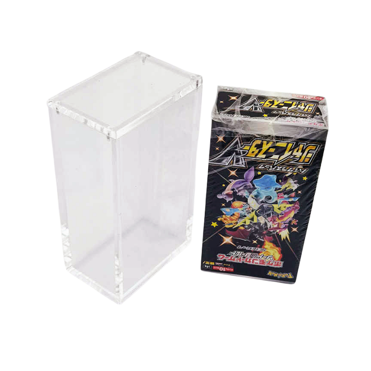 Wholesale Pokemon Japanese Booster Box For High Class Version Acrylic Case Japanese Game Cards Boxes