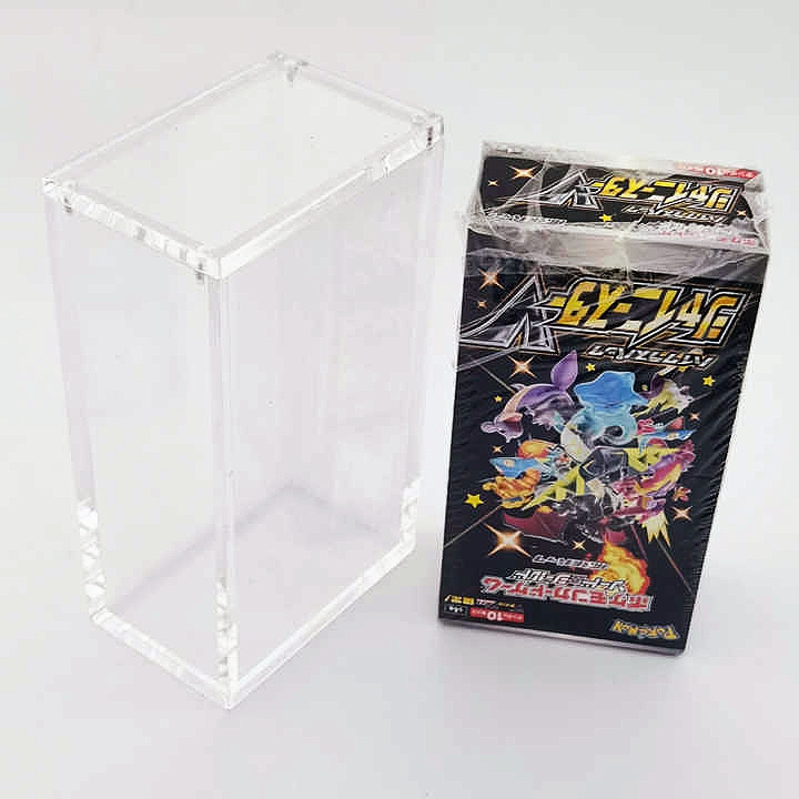 Wholesale Pokemon Japanese Booster Box For High Class Version Acrylic Case Japanese Game Cards Boxes