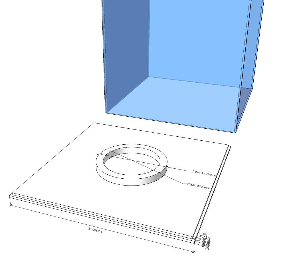 Customized Acrylic Football Display Case Football  Riser Stand