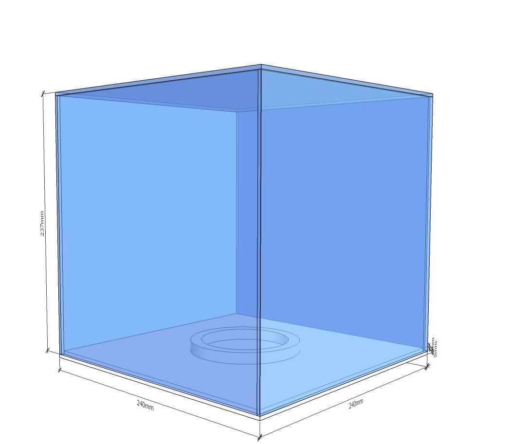 Customized Acrylic Football Display Case Football  Riser Stand