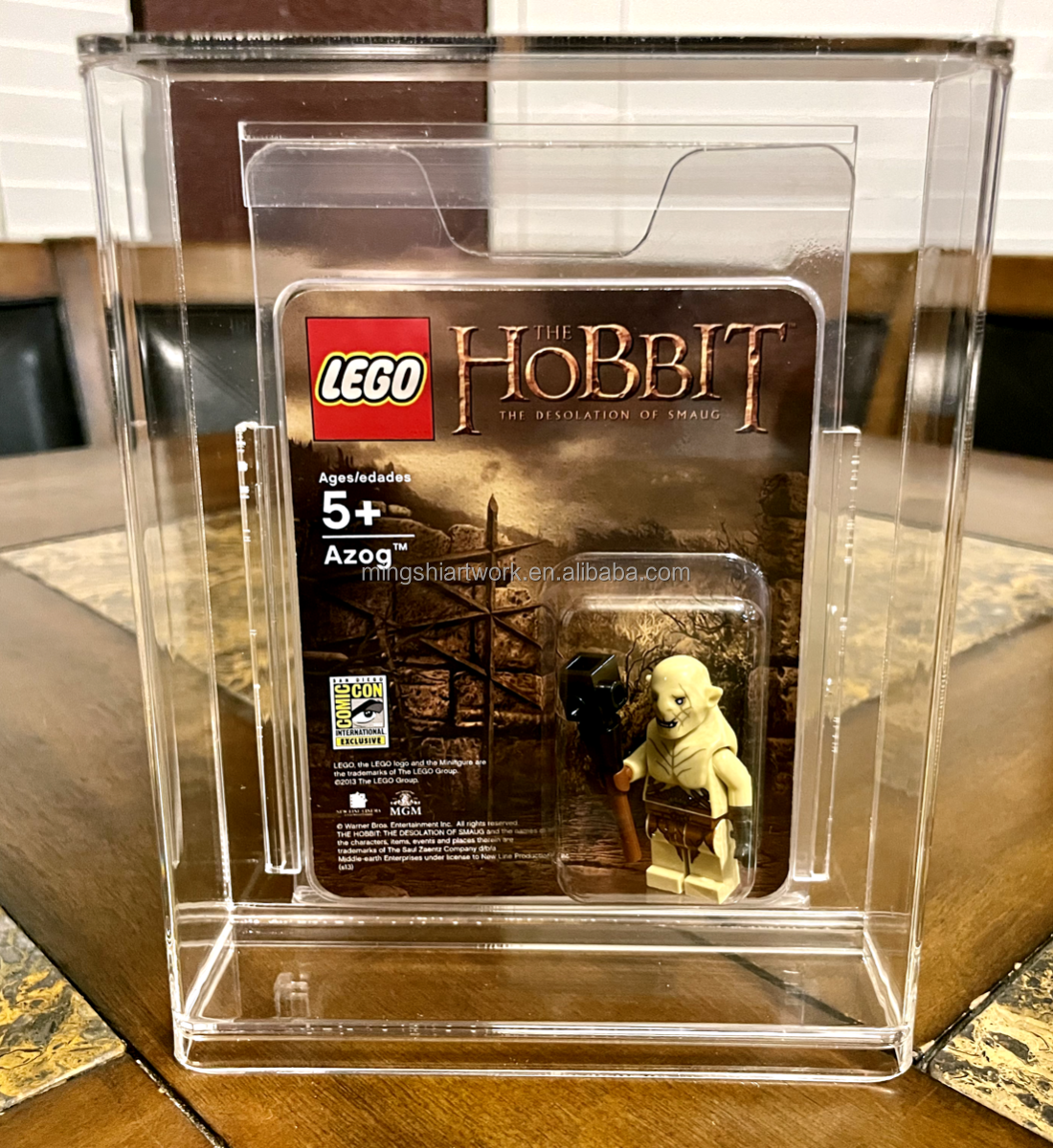 MS New Design Action Figure Acrylic Display Case for LEGO SDCC San Diego Comic Con Minifigures Comic Collection Display Box