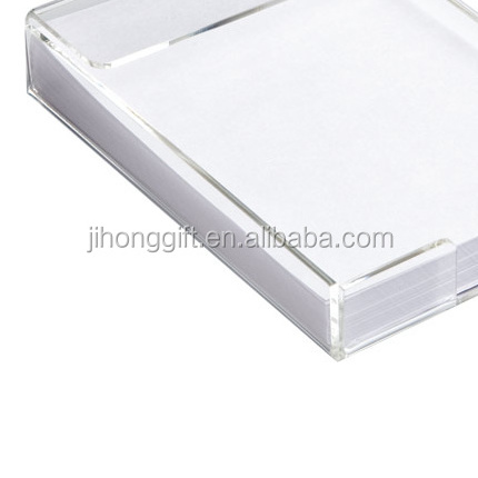 Clear A4 Transparent Acrylic Notepad Storage Holder Paper Organizer Rack