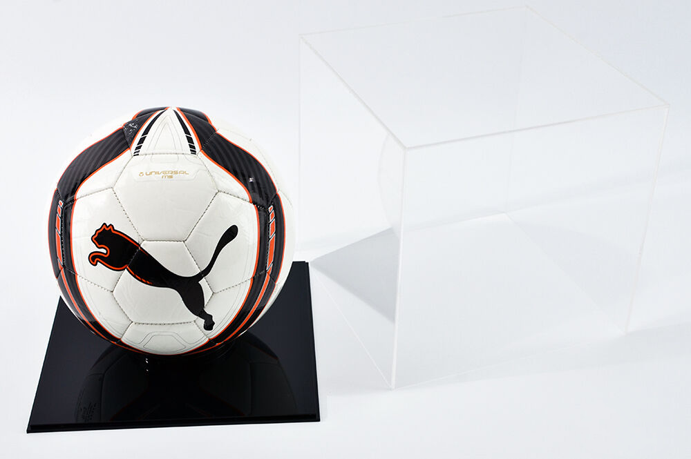 Customized Acrylic Football Display Case Football  Riser Stand