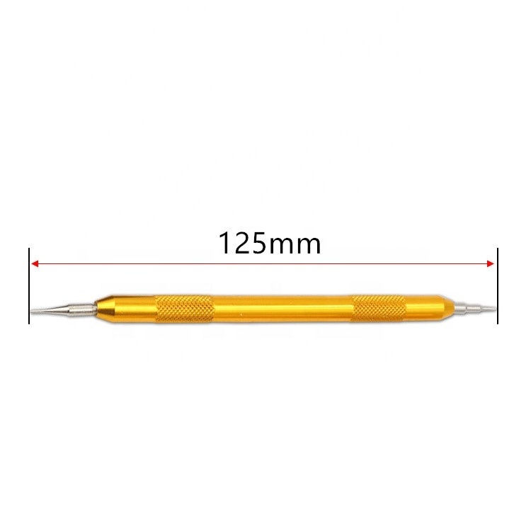 Wholesale 0.8mm 1.2mm double head stainless steel watch band repair set removal spring bar tool