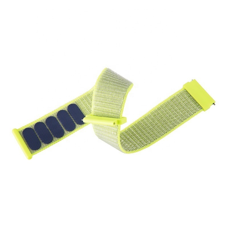 Custom Sport 18MM 20MM 22MM Smart Fabric Watch Band Quick Release Weave Magnetic Nylon Watch Strap