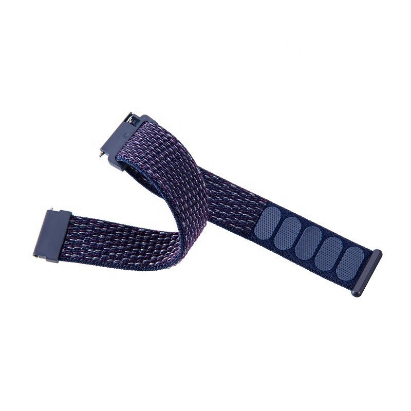 Custom Sport 18MM 20MM 22MM Smart Fabric Watch Band Quick Release Weave Magnetic Nylon Watch Strap