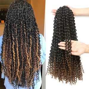 Passion Twist Water Wave Braiding Hair for Butterfly Style Crochet Braids Bohemian Hair Extensions Crochet Hair For Black Women