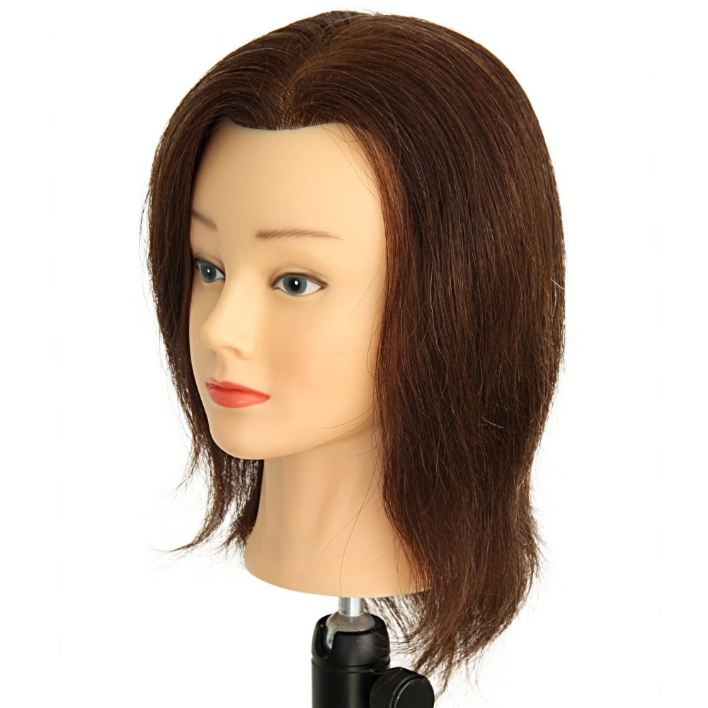 100% human hair mannequin head, barber mannequin head