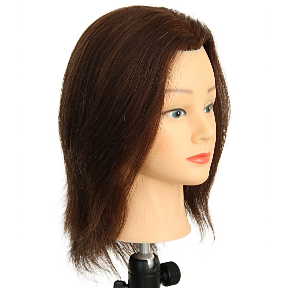 100% human hair mannequin head, barber mannequin head