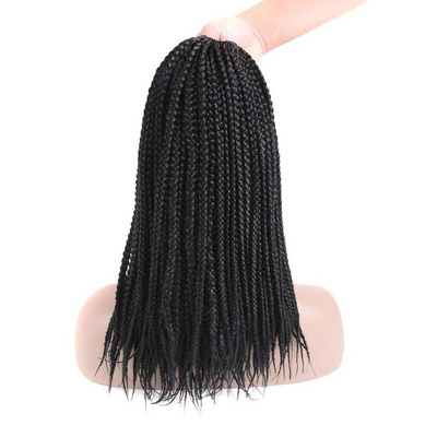 Synthetic senegalese nubian bulk extension twist crochet box braids crochet braid hair