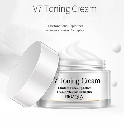 V7 Deep Hydration Cream Vitamins Whitening Cream Effective Repair Rough Skin Smooth Face Care Moisturizing Day Cream