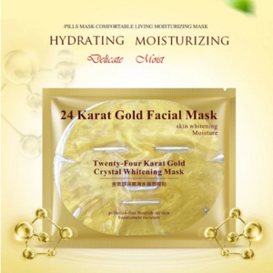 Skin Care Facial Mask Gold Collagen Black Mask Gold Crystal Collagen Powder Moisturizing Firming Oil-control Face Mask