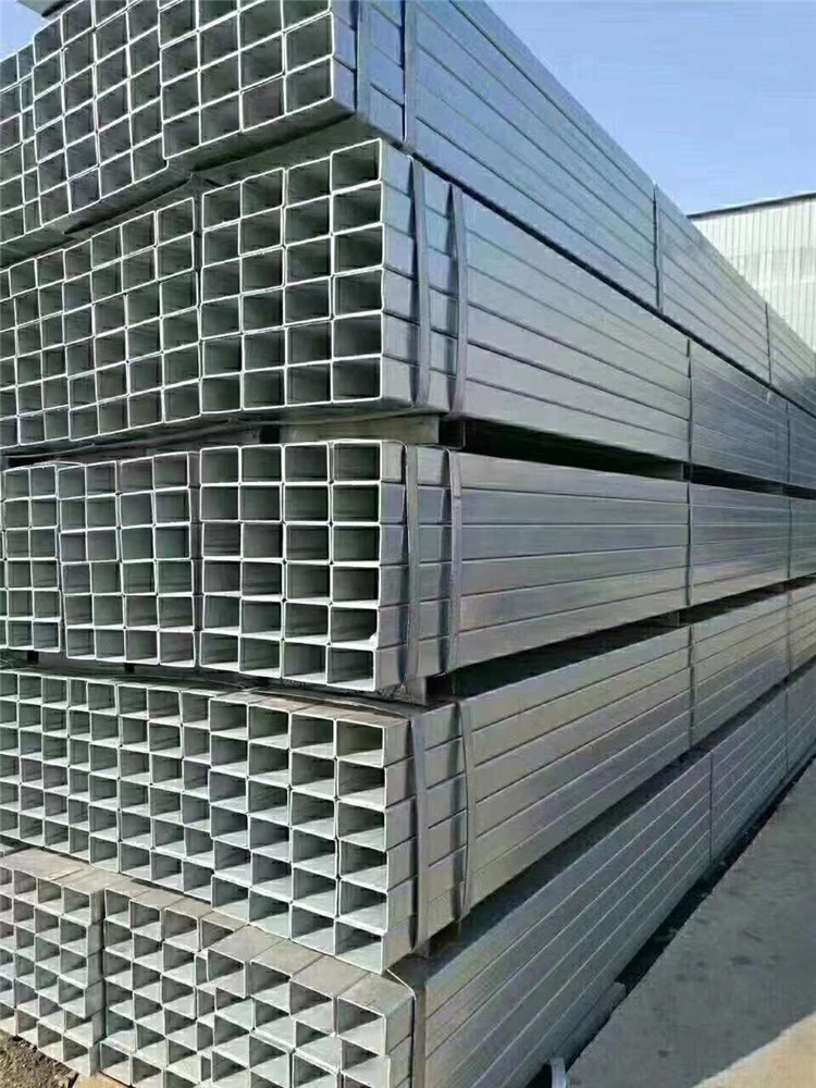 Steel Gi Square Iron Pipe and Tube 80*160*3-10 Galvanized Zinc Coated Free Cutting Rectangular Pipe Hot Rolled GB Structure Pipe