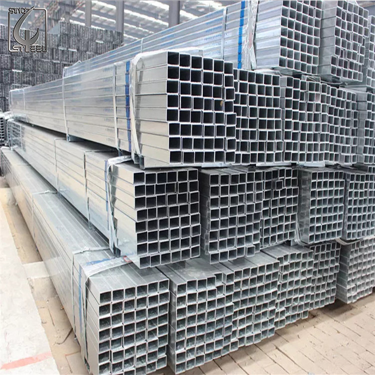 Steel Gi Square Iron Pipe and Tube 80*160*3-10 Galvanized Zinc Coated Free Cutting Rectangular Pipe Hot Rolled GB Structure Pipe