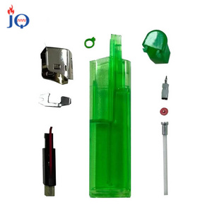 Plastic Piezo Lighter Parts Disposable Butane Torch Gas Cigarette Lighter Spare Parts Refillable Lighter Parts