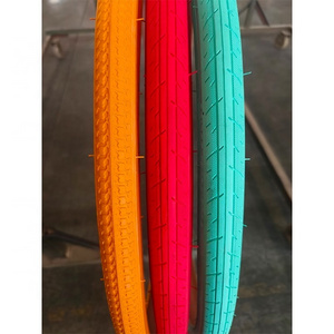 700C colorful rubber tires for road bike fixie