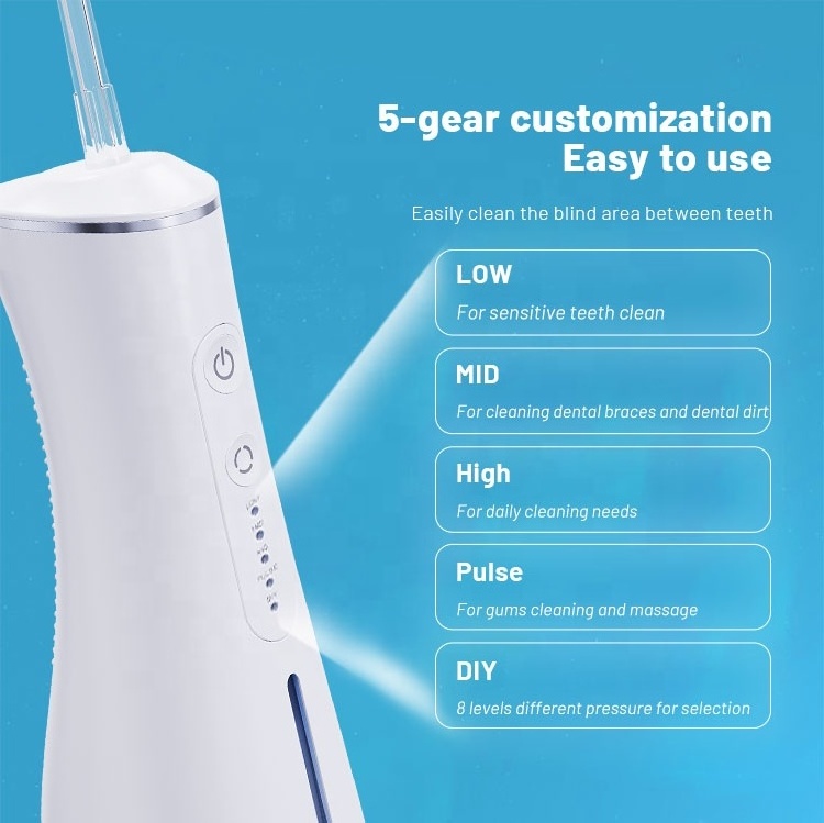 New coming portable teeth water flosser pump ozone water flosser for teeth tooth dental water pick oral irrigator