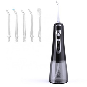 Portable Oral irrigator Tooth Cleaner Water pick  Tooth Cleaner IPX7 Waterproof 5 modes 300ml tank water Dental flosser