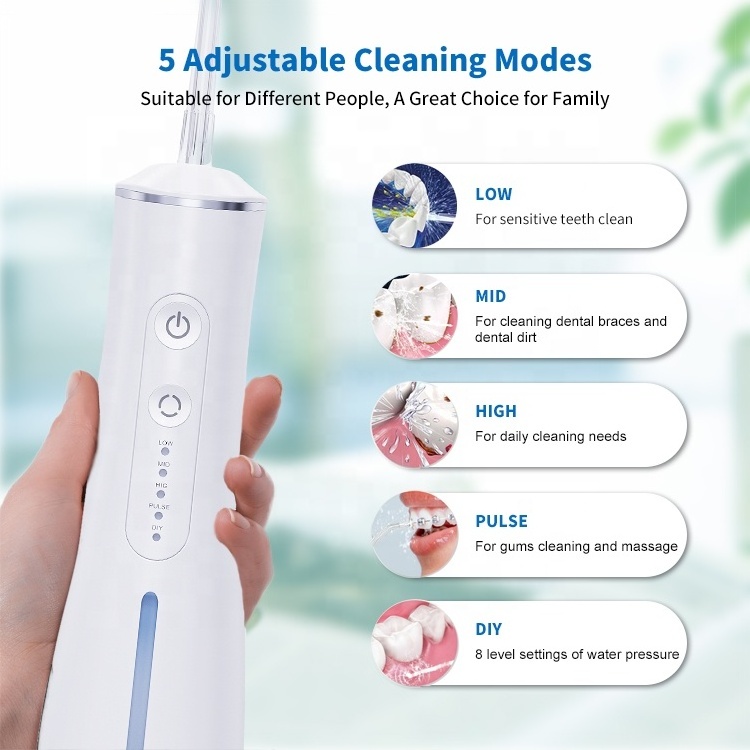 New coming portable teeth water flosser pump ozone water flosser for teeth tooth dental water pick oral irrigator