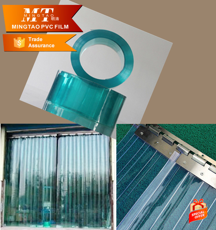 clear colorful pvc soft curtain strip for industrial usage