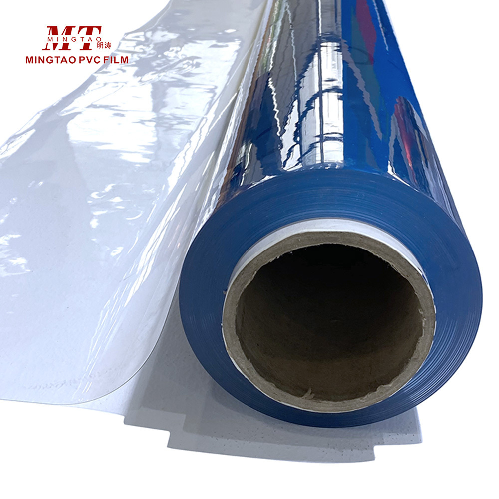 Customized thickness clear soft PVC sheet roll plastic soft PVC film for door curtain