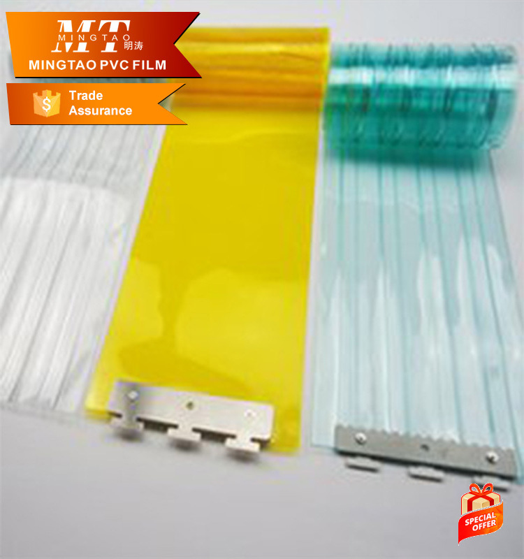 Anti static Super clear PVC sheet smooth plastic door pvc strip curtain