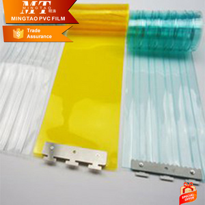 Anti static Super clear PVC sheet smooth plastic door pvc strip curtain