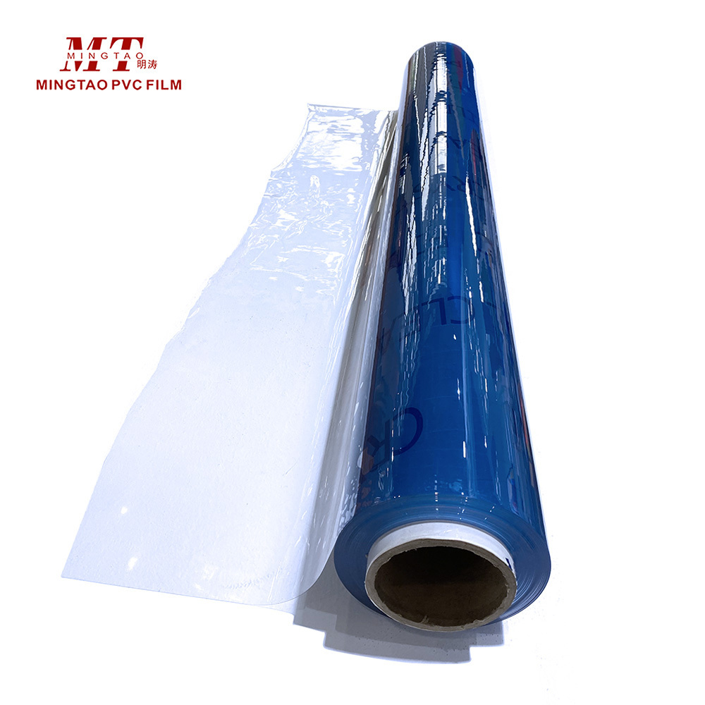 Customized thickness clear soft PVC sheet roll plastic soft PVC film for door curtain