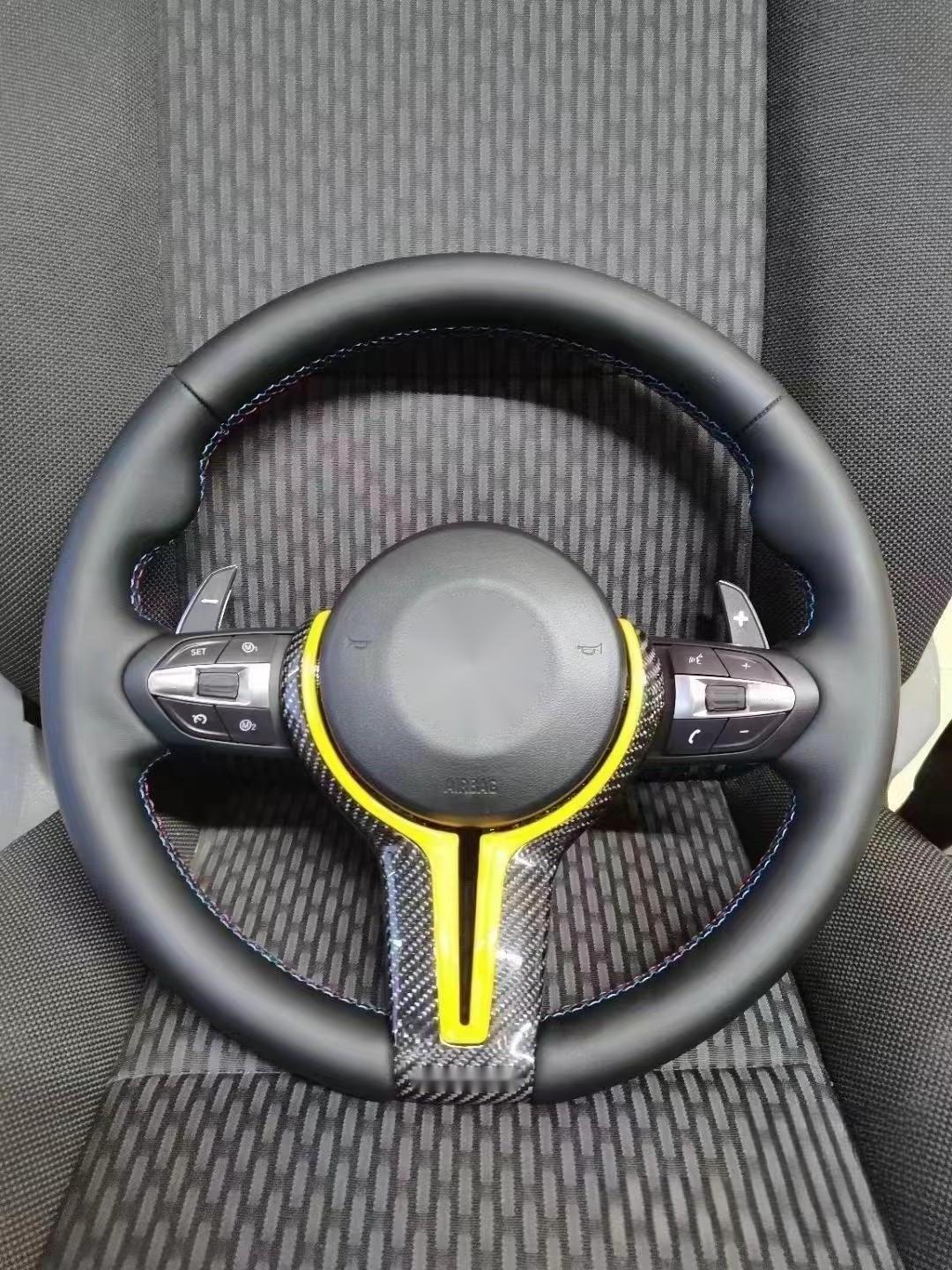 FOR Custom Racing Performance Steering Wheel For BMW x2 x3 x4 x5 x6 x7 Carbon Fiber Steering Wheel