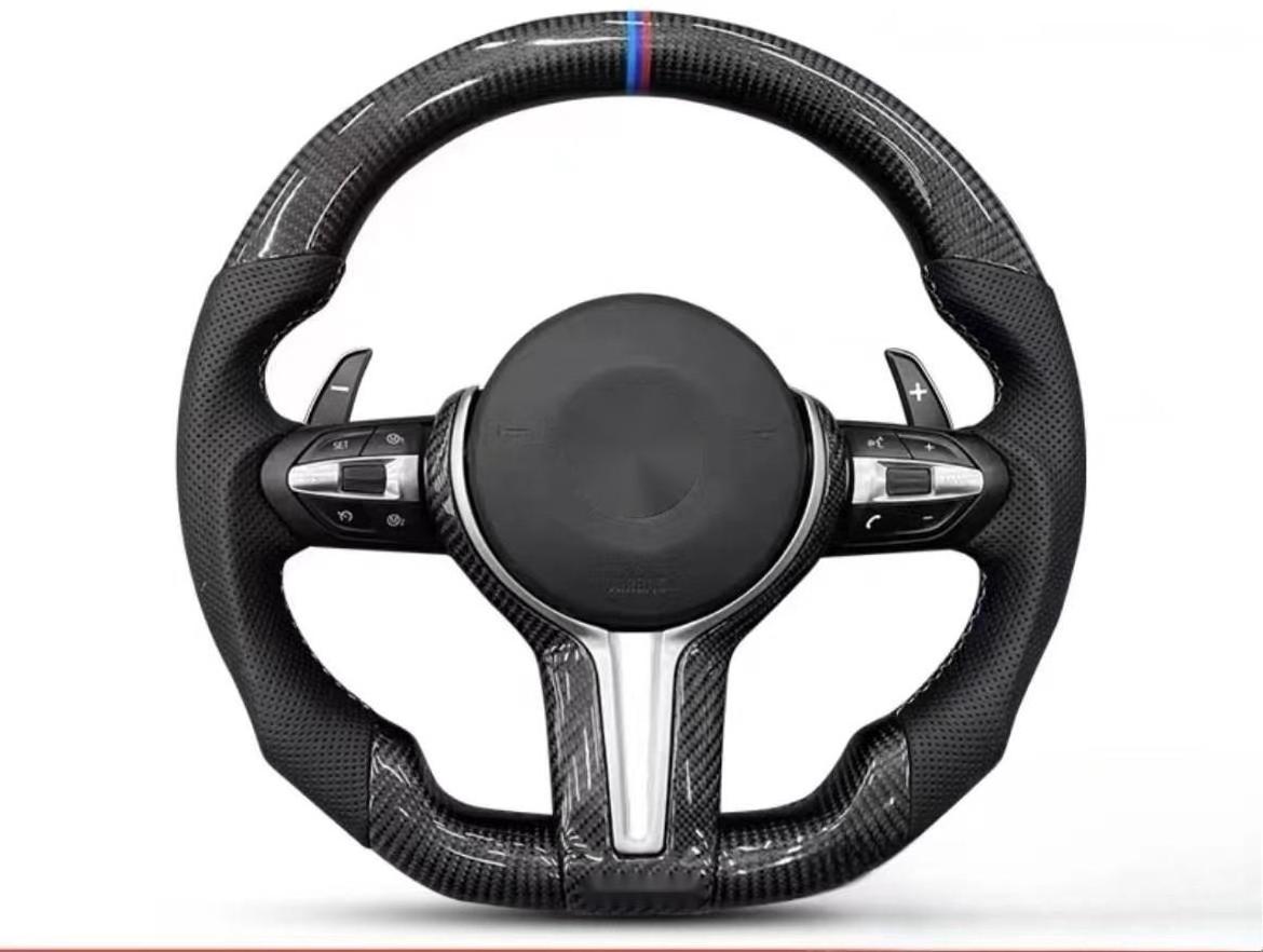 FOR Custom Racing Performance Steering Wheel For BMW x2 x3 x4 x5 x6 x7 Carbon Fiber Steering Wheel