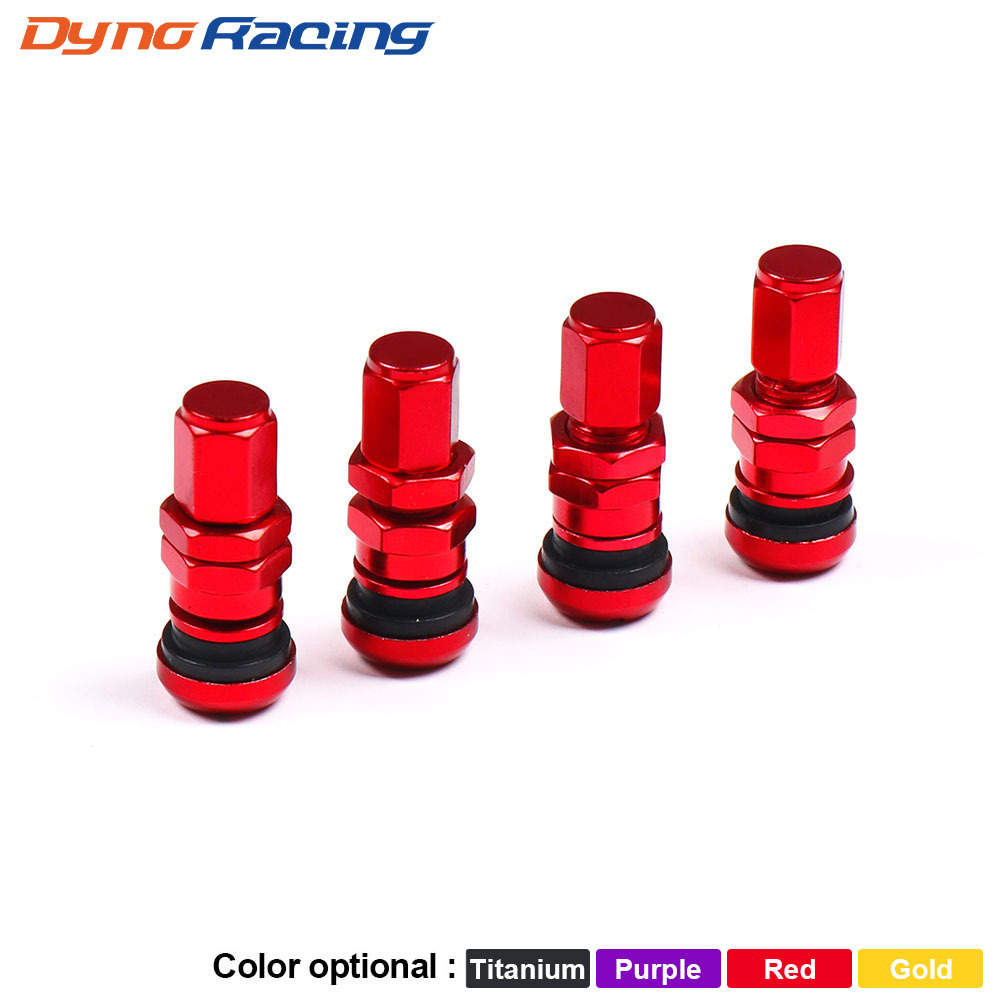 4pcs / set Universal Motorcycle Car Wheel Tubeless Tire Valve Air Caps for Tire Valve Stem Aluminum Metal Air Valve Stem