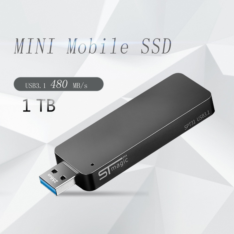 High Speed USB Flash Disk USB3.1  Mobile External SSD 64G 128G 256G Hard Disk Drive SSD for PC Computer