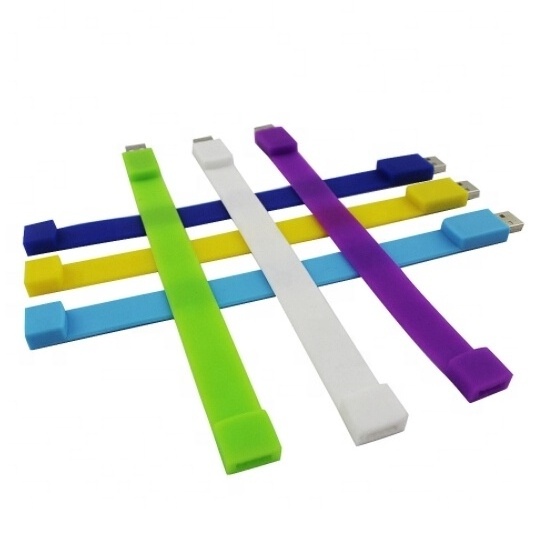 Low price USB Flash Pen Drive silicone slap bracelet 16mb usb pendrive Wristband USB Flash Drive