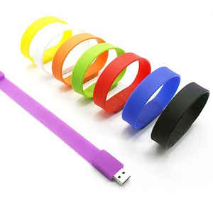 Low price USB Flash Pen Drive silicone slap bracelet 16mb usb pendrive Wristband USB Flash Drive