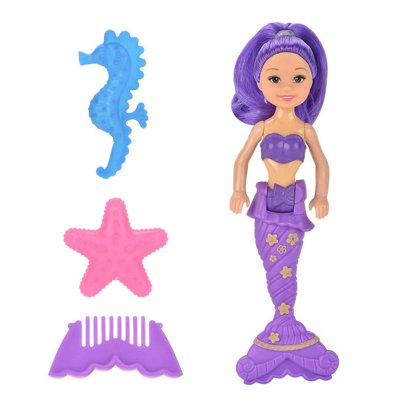 7 Inch Swing Joints Wagging Tail Beautiful Doll Little Mermaid Doll Toys For Girl