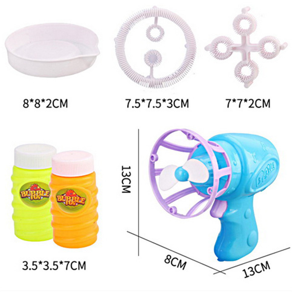 Education China purple pink blue different color for you choose need battery no music set blower bubble toys gun from Guangdong