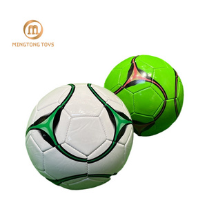 Promotional Student Adult Sport Training Machine Sewn PVC Football Size 5 Official Match Soccer Ball