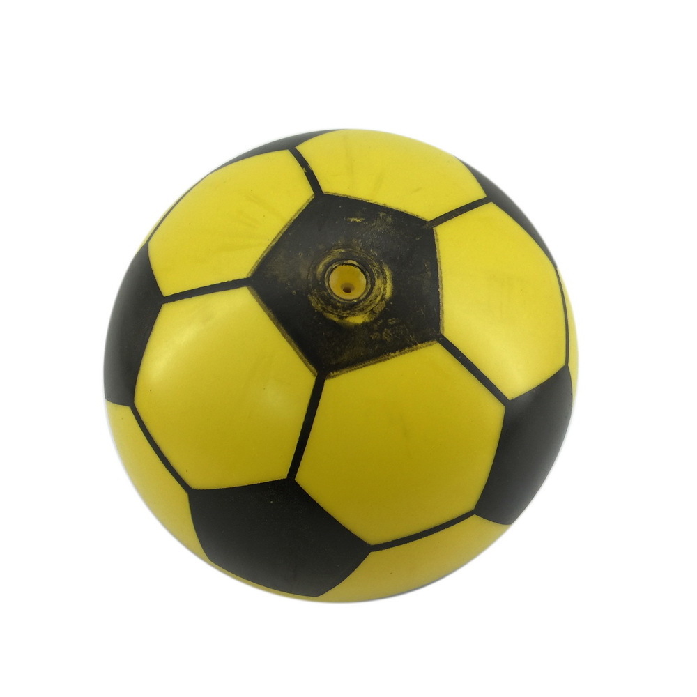 Customize logo cheap promotional beach football toy rubber 9 inch inflatable pvc soccer ball