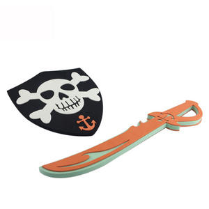 Play shield wholesale foam sword toys pirate set eva foam sword