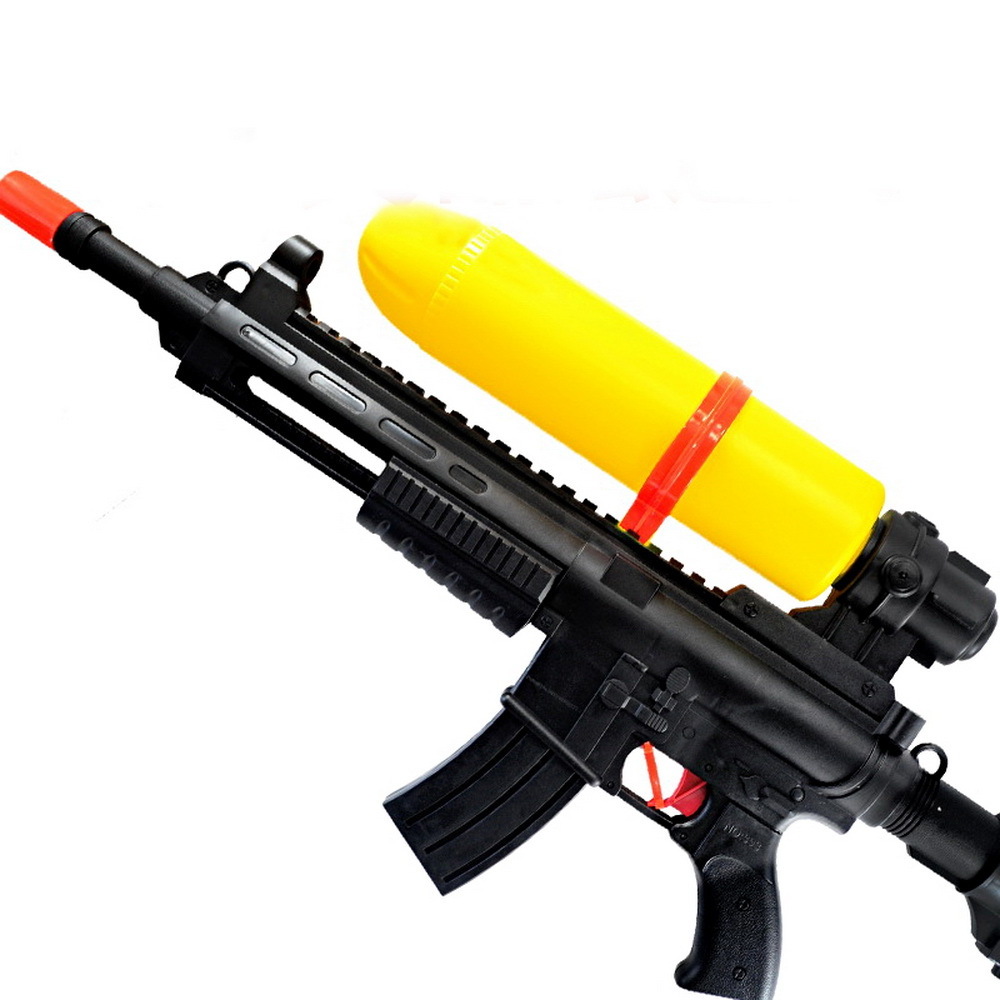 Super shooter toy black plastic ak47 water gun