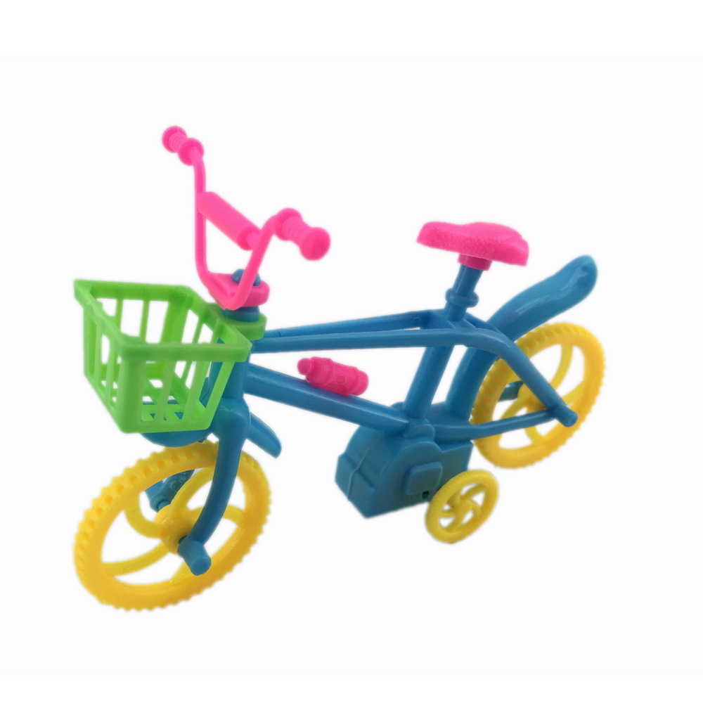 Colorful mini bike model plastic pull back bicycle toy for Kids