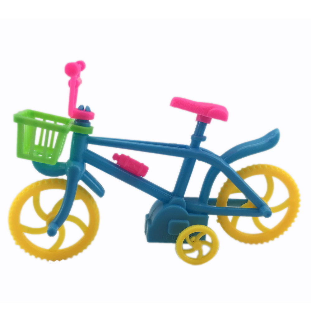 Colorful mini bike model plastic pull back bicycle toy for Kids