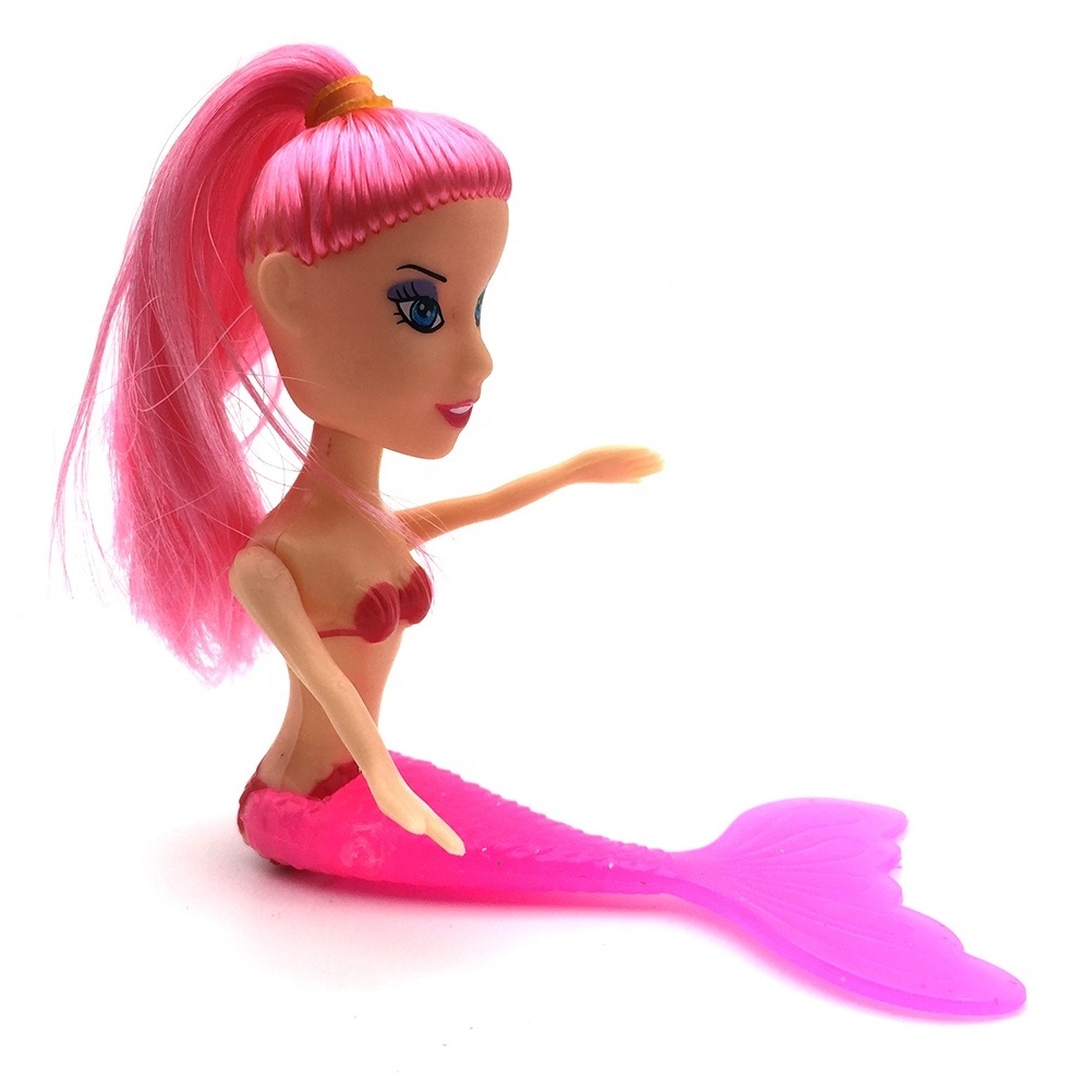 Shantou chenghai toy factory mini fashion mermaid plastic dolls for kids