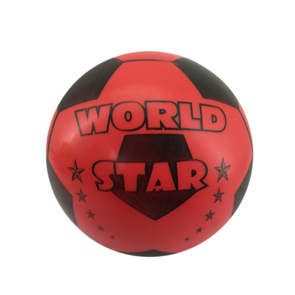 Customize logo cheap promotional beach football toy rubber 9 inch inflatable pvc soccer ball