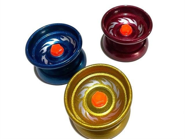 Professional classic toy UV printing colorful YOYO Alloy aluminum metal yoyo ball for beginner