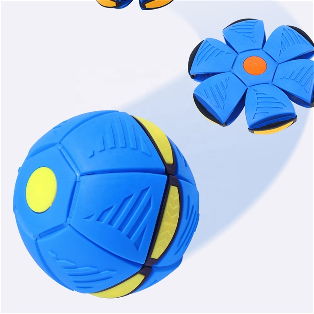 2022 promotional plastic sport game toys saucer disc flying ufo magic ball for children