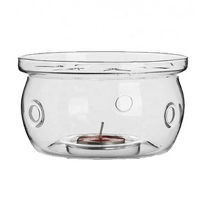 Heat Resistant High Borosilicate glass tea warmer glass teapot warmer glass warmer For Kungfu Tea Set