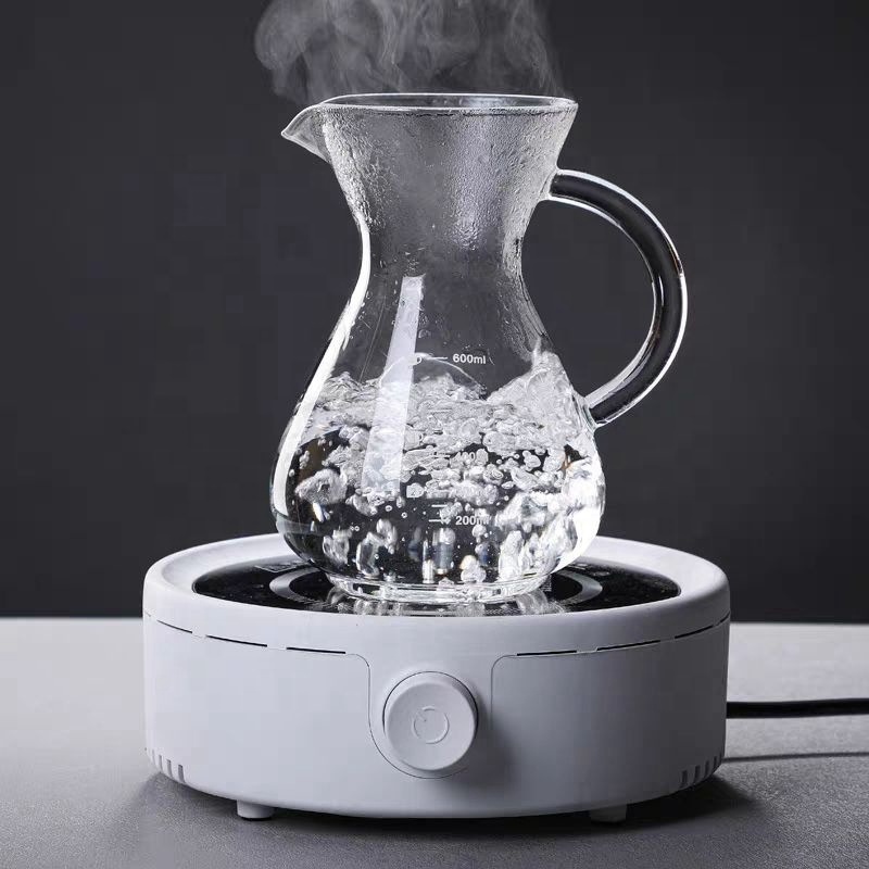 Hot Sale Glass Pour Over Coffee Maker Borosilicate Glass Carafe Reusable  Hand Drip Glass Coffee Pot With Stainless Steel Filter