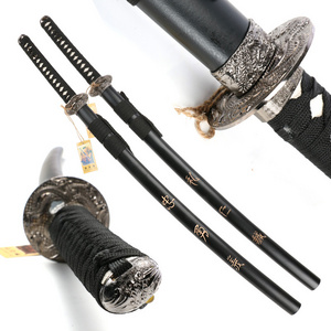 Custom Real Metal Katana Sword Movie Bill  Carbon Steel Japanese Ninja Samurai Swords not sharp